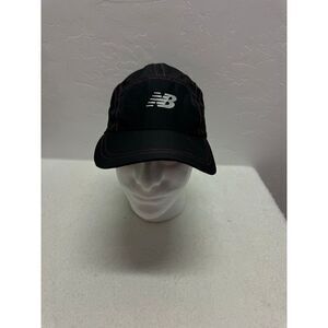 New Balance Black Pink‎ Stitching Baseball Cap Running Hat Athletic Sport Logo